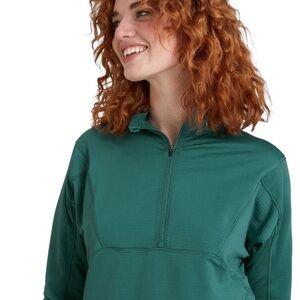 Kathmandu Women’s WDN Play Quarter Zip Teal Pullover. Size Med. Great Shape!